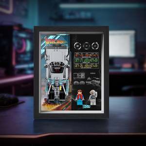Lego 77256 Time Machine from Back to the Future Wall-Mountable Display Frame
