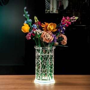 New Arrival: BrickFans Premium HeartBloom LED Display Vase for LEGO® Flowers