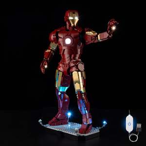 New Arrival: Lego Iron Man Mark 3 Collectors' Edition 76344 Light Kit