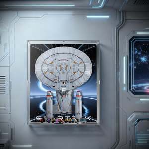 BrickFans Premium Wall-Mountable Acrylic Display Case for LEGO® 10356 Star Trek&hellip;