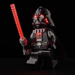 New Arrival: Lego Up-Scaled Darth Vader Minifigure 75461 Light Kit