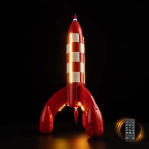 Icons: Lego Tintin Moon Rocket 21367 Light Kit