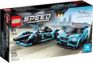 Speed Champions: LEGO Speed Champions 76898 Formula E Panasonic Jaguar Racing GEN2 car & Jaguar I-PACE eTROPHY