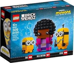 Minions: LEGO BrickHeadz 40421 Belle Bottom, Kevin and Bob