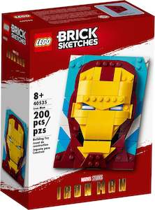 Marvel Super Heroes: LEGO Brick Sketches 40535 Iron Man