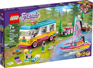 Town Builder: LEGO Friends 41681 Forest Camper Van and Sailboat