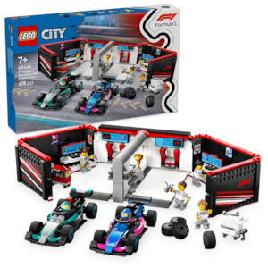 Lego City: LEGO City 60444 F1 Garage & Mercedes-AMG & Alpine Cars