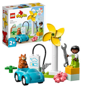 Lego Under 20: LEGO DUPLO 10985 Wind Turbine and Electric Car