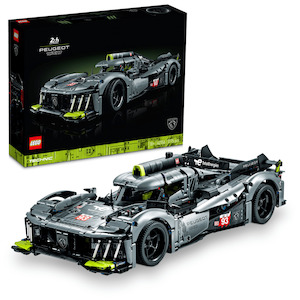 Lego 250: LEGO Technic 42156 PEUGEOT 9X8 24H Le Mans Hybrid Hypercar