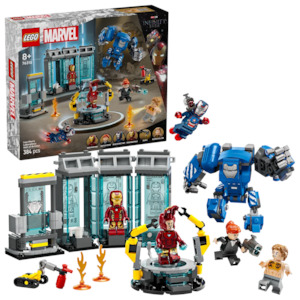 Lego Marvel Super Heroes: LEGO Marvel 76315 Iron Man's Laboratory: Hall of Armour
