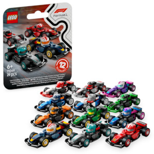 Lego Vehicles: LEGO Minifigures 71049 F1 Collectible Race Cars (Full Set of 12)