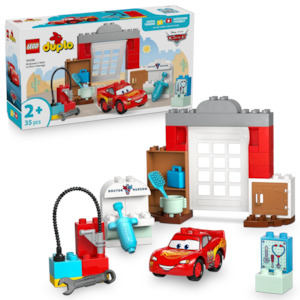 Lego Vehicles: LEGO DUPLO 10456 McQueen's Visit to Doc's Garage