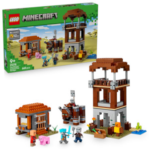 Lego Minecraft: LEGO Minecraft 21278 The Pillager Outpost and Ravager