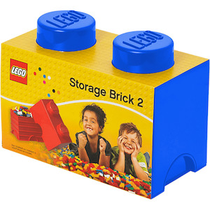 Lego Storage Bricks: LEGO 4002 Storage Brick 2 - Blue