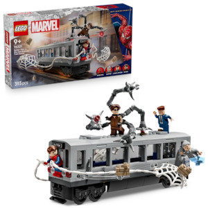 LEGO Marvel 76321 Spider-Man vs. Doc Ock Subway Train Scene