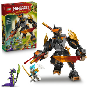 Lego Ninjago: LEGO NINJAGO 71854 Cole's Mission Mech & Dragon Zane