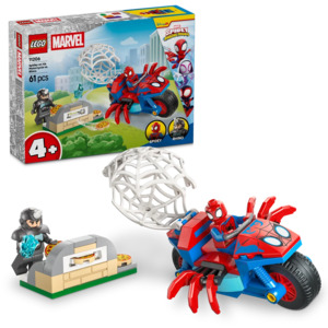 LEGO Marvel Spidey And His Amazing Friends 11206 Spidey on his Motorcycle vs. Rhino