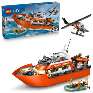 LEGO City 60504 Coast Guard Rescue Boat & Helicopter