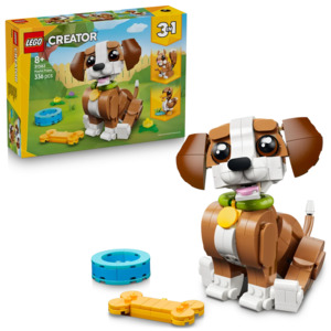 Lego Creator 3 In 1: LEGO Creator 3-in-1 31382 Cute Animals: Playful Puppy Dog
