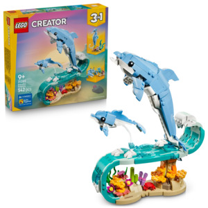 LEGO Creator 3-in-1 31385 Sea Animals: Beautiful Dolphins