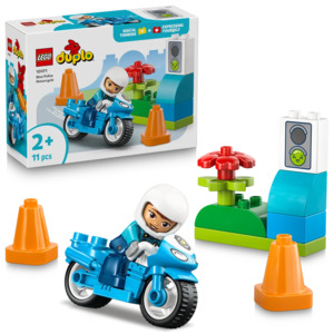 Lego Duplo: LEGO DUPLO 10471 Blue Police Motorcycle