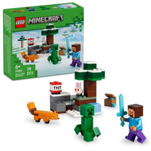 Lego Under 20: LEGO Minecraft 21583 Steve's Taiga Adventure