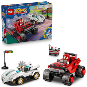 Lego 50 99: LEGO Sonic 77118 Silver's Car vs. Knuckles' Monster Truck