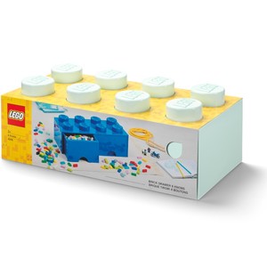 Lego Storage Bricks: LEGO 4006 Storage Brick 8 - Aqua