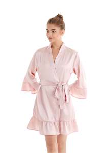 Shop Robes: Ruffled Robe - Soft Pink
