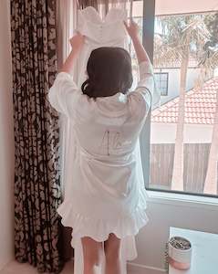 Shop Robes: Ruffled Robe - Bride