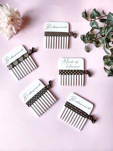 Step 2 Make It Special: Comb + Hair Tie