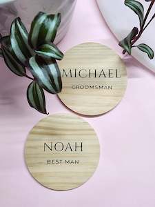 Personalised Wooden Coaster