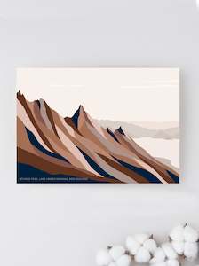 Bridget_Hall: Isthmus Peak, Wanaka, New Zealand Greeting Card