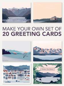 Set of 20 NEW ZEALAND Greeting  Cards - any combination. SPECIAL PRICE.