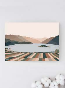 New Zealand Greeting Cards: Rippon Vineyard, Lake Wanaka, New Zealand Greeting Card