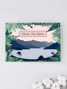 Wholesale: WHOLESALE Lake Wanaka Native Greeting Card