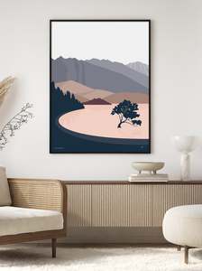 WHOLESALE That Wanaka Tree New Zealand Vertical (red palette)