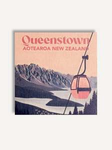 Nz Fridge Magnets: Queenstown Aotearoa New Zealand Fridge Magnet