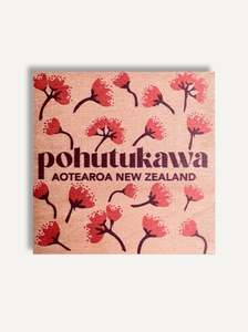 Nz Fridge Magnets: Pohutukawa Flower of Aotearoa New Zealand Fridge Magnet