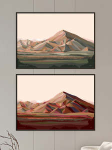 Wholesale: WHOLESALE - Mt Maude Art Print (2 colourways)