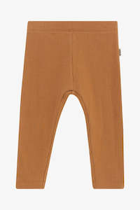 Legging: Toasted Bagel Wide Needle Rib Leggings