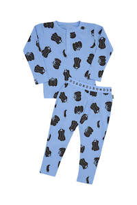 Pepper Salsa Long Sleeve Waffle PJ Set CLEARANCE