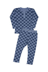 Waffle: Check It Out Long Sleeve Waffle PJ Set