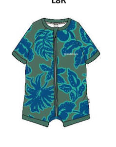 Leafy Green Romper CLEARANCE