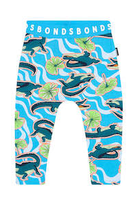 Croc Attack Blue Leggings CLEARANCE
