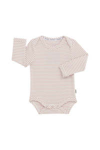 Wide Needle Rib Bodysuit Ceramic Dust