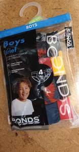Briefs: Seasonal Basic 4 Pack Boys Briefs