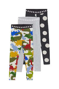 Dino Party 3 Pack Leggings