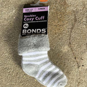 Socks: 2 Pack Cozy Cuff Grey Socks