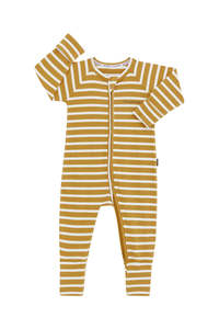 Caramel Wide Needle Ribbed Zippy